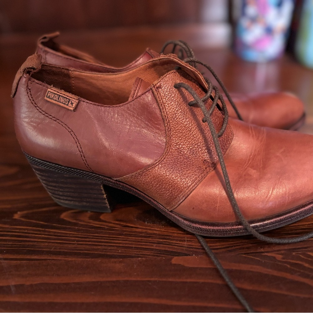 PIKOLINOS Brown Heeled Boots